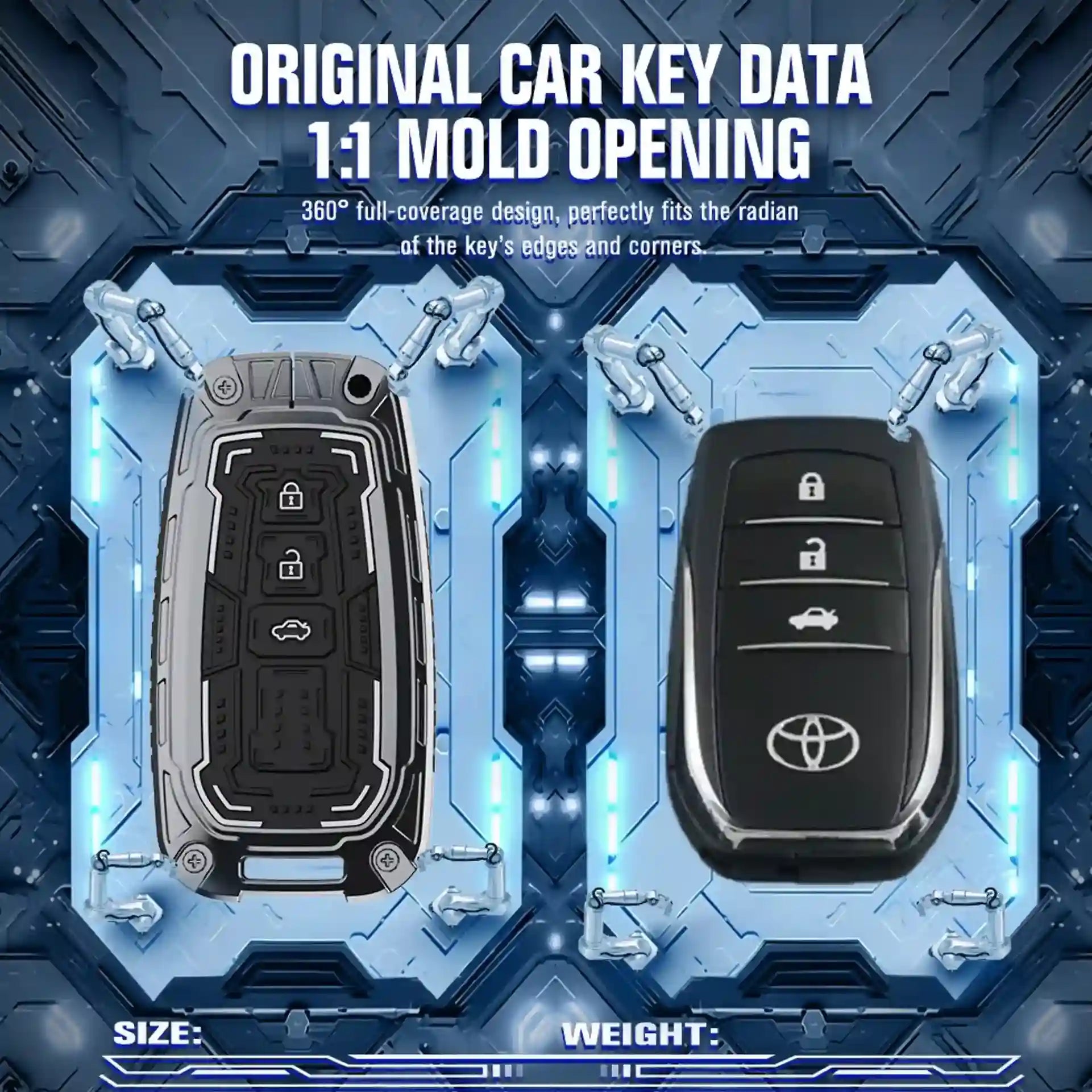 toyota car key cover