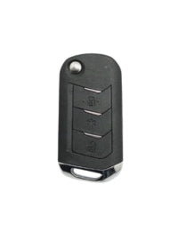 Premium metal smart key cover with luminous silicone detailing and rugged armored protection