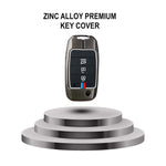Auto Thrill Premium Key Cover Compatible for Kia 3 Button Flip Key suitable for Seltos, Sonet.
