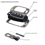 Auto Thrill Premium Key Cover Compatible for Kia 3 Button Flip Key suitable for Seltos, Sonet.