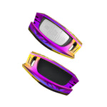 AUTO THRILL Premium Multi Violet Metal Key Cover Compatible with Hyundai i20, Creta, Venue, Tucson, Alcazar, Verna, Xcent, Aura, Elantra 3 Button Smart Key Special Feature Visibilitye in low-ligh Condition