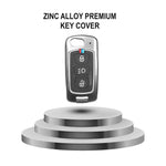 AutoThrill Premium Key Cover Compatible with Tata Tiago | Nexon | Altroz | Safari | Storme | Zest | Bolt | Tigor | Punch | Hexa 3 Button Flip Key