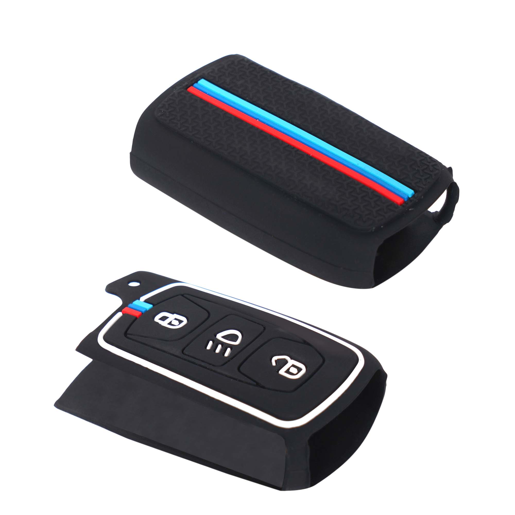 AutoThrill Premium Key Cover Compatible with Tata Tiago | Nexon | Altroz | Safari | Storme | Zest | Bolt | Tigor | Punch | Hexa 3 Button Flip Key