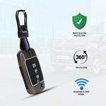Auto Thrill Premium Key Cover Compatible for Kia 3 Button Flip Key suitable for Seltos, Sonet.
