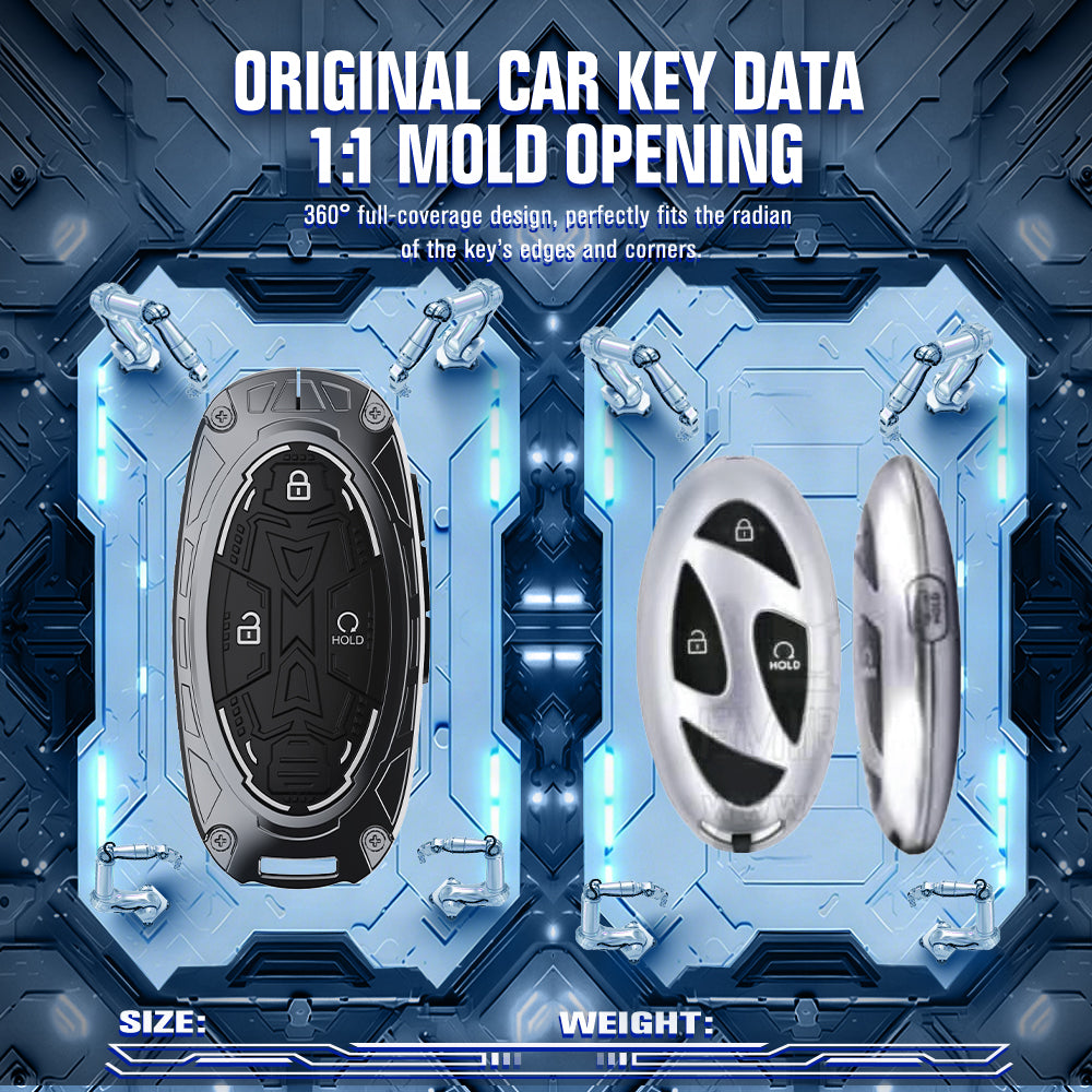 AutoThrill Cortex Silver Premium Key Cover