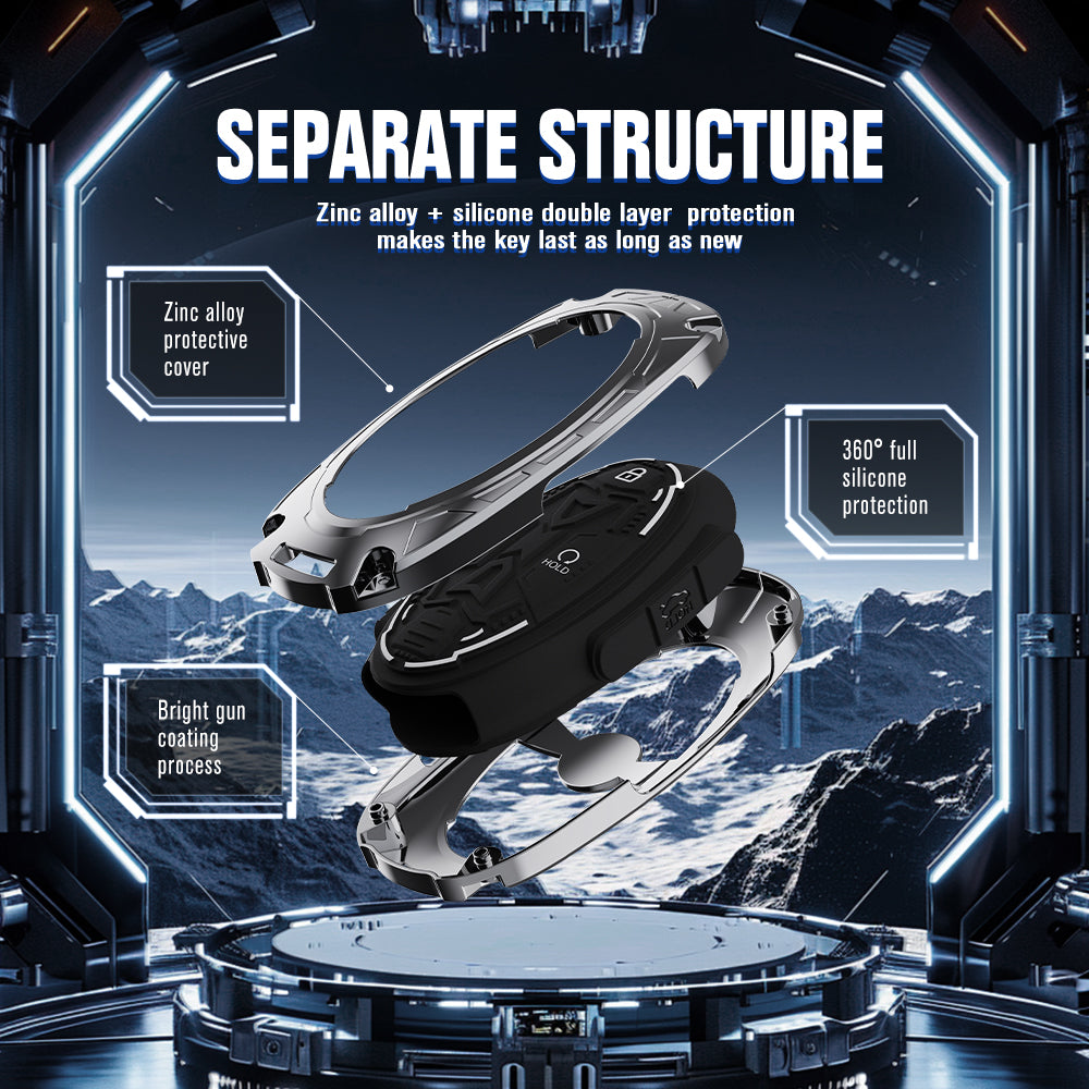 AutoThrill Cortex Silver Premium Key Cover