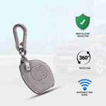 Auto Thrill Premium Leather Gray Key Cover Compitable for Suzuki Swift | Ertiga | Wagonr | Celerio | Swift Dzire | Alto | Fronx | Brezza | S Presso | Ignis | 2 Button Remote Key