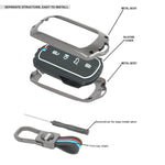 Auto Thrill Metal Key Cover for Tata Curvv Sierra & EV – Compatible with 4 Button Smart Key