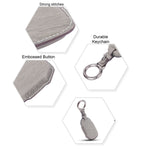 kia leather Gray key cover