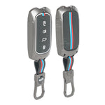 Auto Thrill Metal Key Cover for Tata Curvv Sierra & EV – Compatible with 4 Button Smart Key