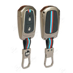 car key fobs with keychains on a white background