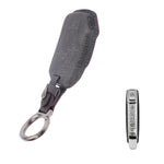 Car key fob with remote control on a white background