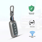 Auto Thrill Metal Key Cover for Tata Curvv Sierra & EV – Compatible with 4 Button Smart Key