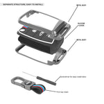 Skoda Volkswagen key cover set with screwdriver and keychain