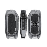 Kia smart key cover with premium zinc alloy body and luminous silicone protection