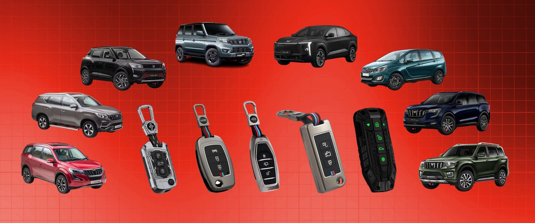 Shop Premium Mahindra Key Covers for Every Model