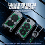 Stylish car key cover with premium alloy body, secure fit design and keychain attachment