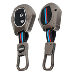 Auto Thrill Premium Metal Silicone Black Key Cover Compitable for Suzuki Swift | Ertiga | Wagonr | Celerio | Swift Dzire | Alto | Fronx | Brezza | S Presso | Ignis | 2 Button Remote Key