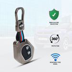 Auto Thrill Premium Metal Silicone Black Key Cover Compitable for Suzuki Swift | Ertiga | Wagonr | Celerio | Swift Dzire | Alto | Fronx | Brezza | S Presso | Ignis | 2 Button Remote Key