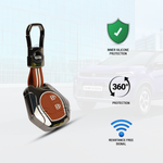 Auto Thrill Premium Chrome Brown Key Cover Compitable for Suzuki Swift | Ertiga | Wagonr | Celerio | Swift Dzire | Alto | Fronx | Brezza | S Presso | Ignis | 2 Button Remote Key