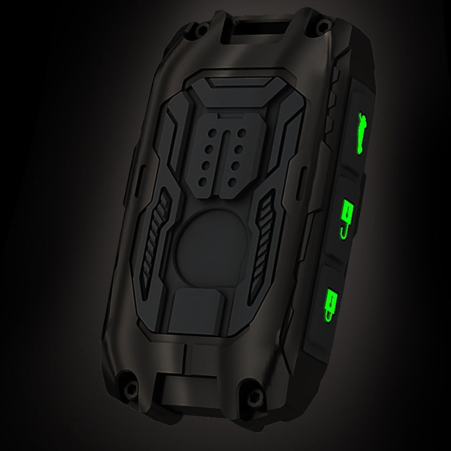AutoThrill Premium Transform Black Key Cover Compatible with Tata Harrier | Safari | Nexon | Altroz | Tigor | EV | Punch | Tiago EV Electric - 4 Button Smart Key Only (Black)