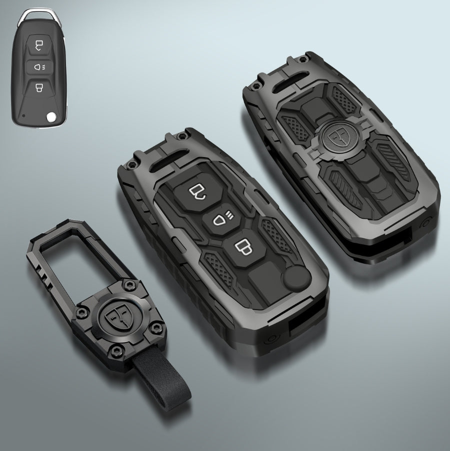 AutoThrill Premium Transform Key Cover Compatible with Tata Tiago | Nexon | Altroz | Safari | Storme | Zest | Bolt | Tigor | Punch | Hexa 3 Button Flip Key