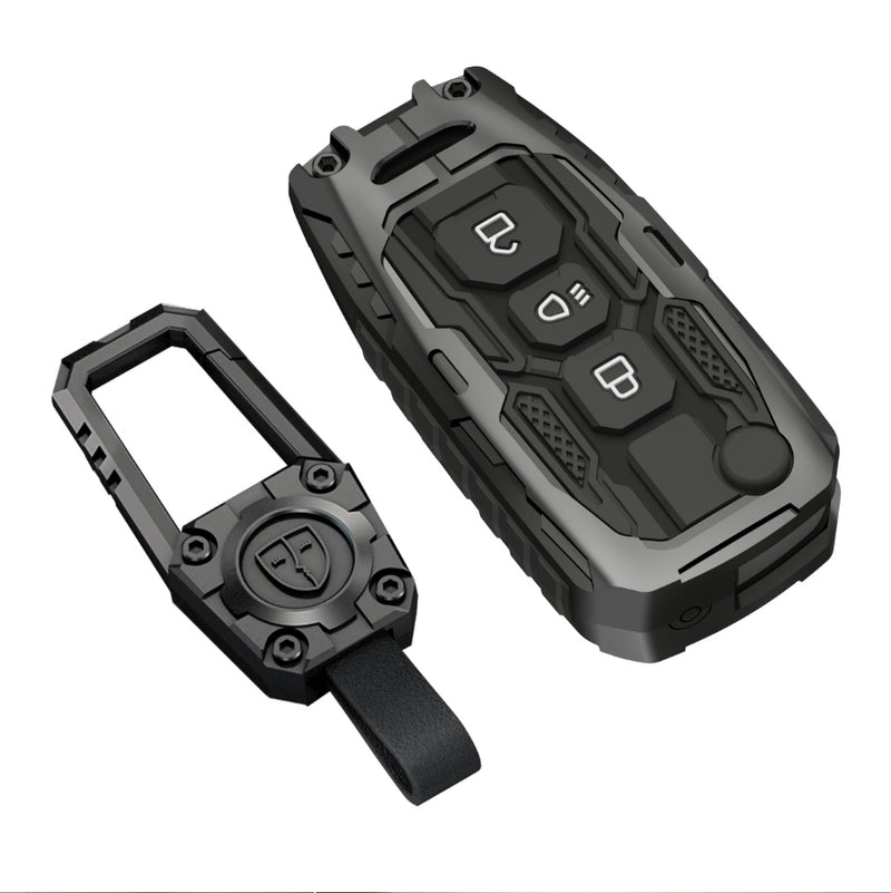 AutoThrill Premium Transform Key Cover Compatible with Tata Tiago | Nexon | Altroz | Safari | Storme | Zest | Bolt | Tigor | Punch | Hexa 3 Button Flip Key